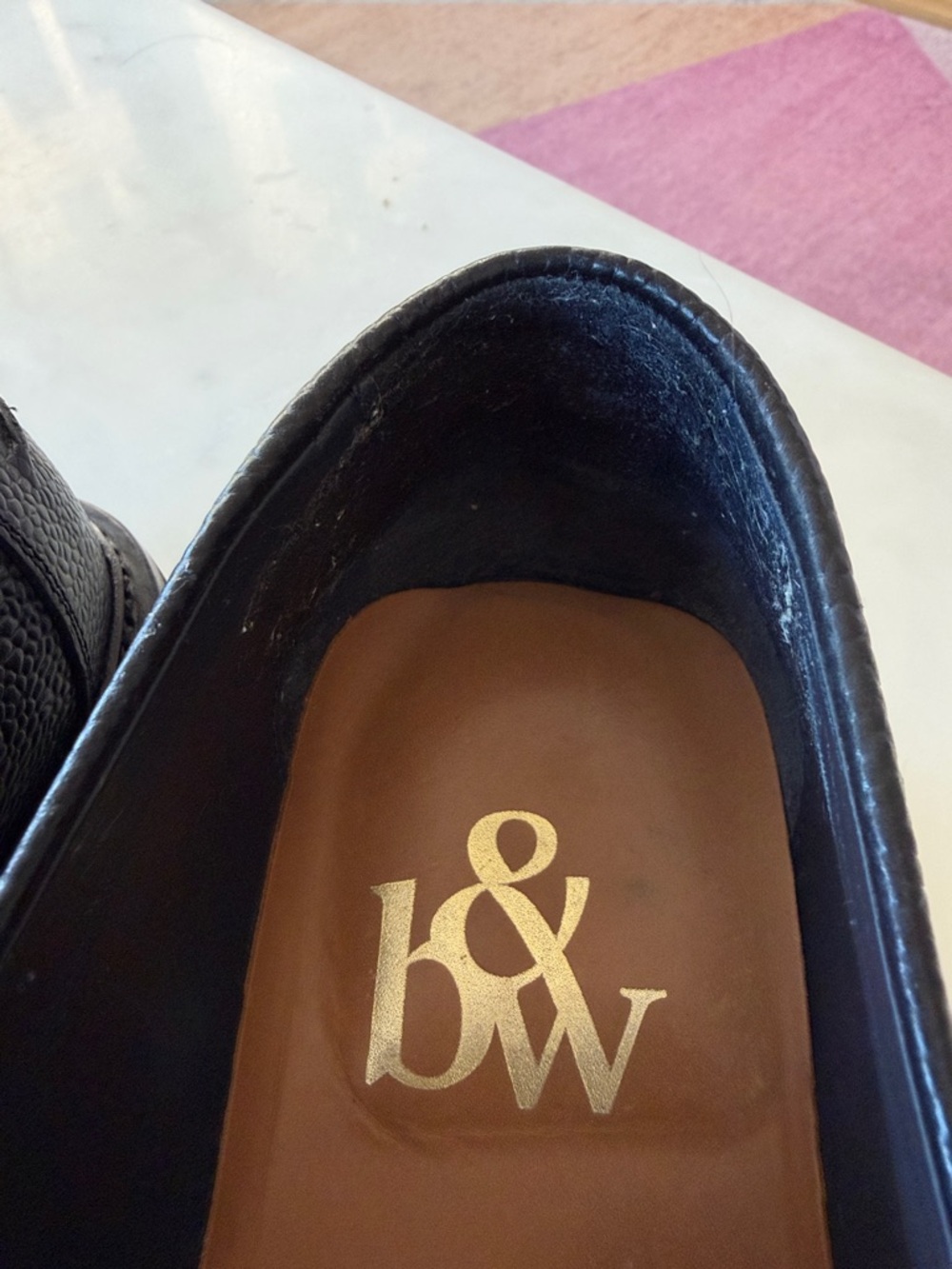Blackstock & Weber Ellis Penny Loafer in Onyx - Picture 8 of 8
